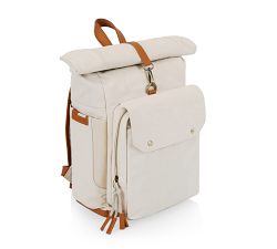 Carmel Picnic Backpack Cooler w/Utensils &amp; Glass Water Bottles