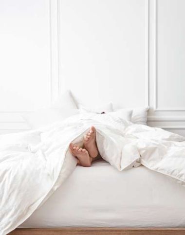 Pottery barn split king sheets discount