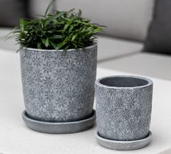Alena Glazed Pottery Indoor Planters