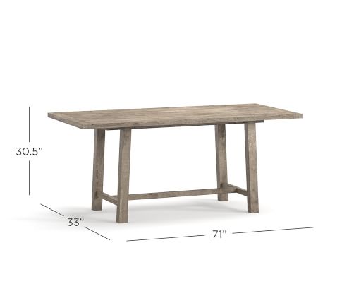 Bartol Reclaimed Wood Dining Table Pottery Barn