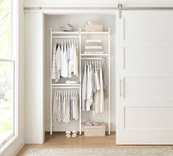 Essential&#160;Reach-In&#160;Closet by Hold Everything, 4' Complete Hanging System&#8203;