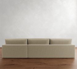 Westwood Fin Arm Deep Seat Chaise Sectional (130&quot; - 148&quot;)