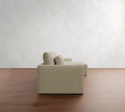 Westwood Fin Arm Deep Seat Chaise Sectional (130&quot; - 148&quot;)