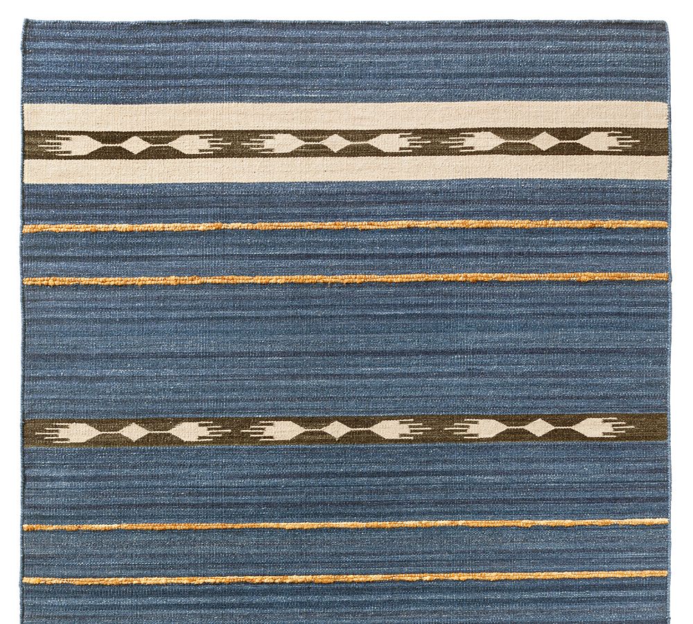 Rowan Hand-Knotted Flatweave Rug