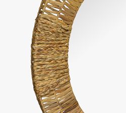 Cameron Jute Round Mirror - 40&quot;