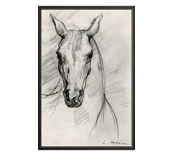 Custom Framed Print - Horse Study by The Artists Studio