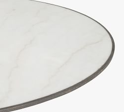 Greagle Round Marble Pedestal Dining Table (55&quot;)