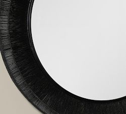 Wren Jute Round Mirror