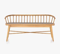 Chrissy 57&quot; Teak Outdoor Dining Bench