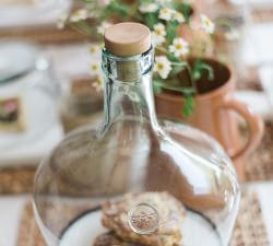 Artisan Recycled Cloche with Stopper