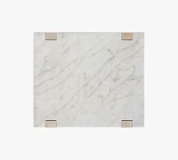 Jack Rectangular Marble End Table (24&quot;)