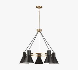 Rusty 5-Light Metal Chandelier (29&quot;)
