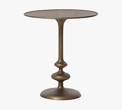 Sawyer Round Metal End Table