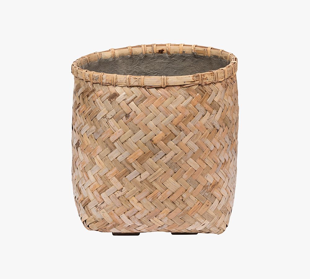 Handwoven Bohemian Cylinder Indoor/Outdoor Planters