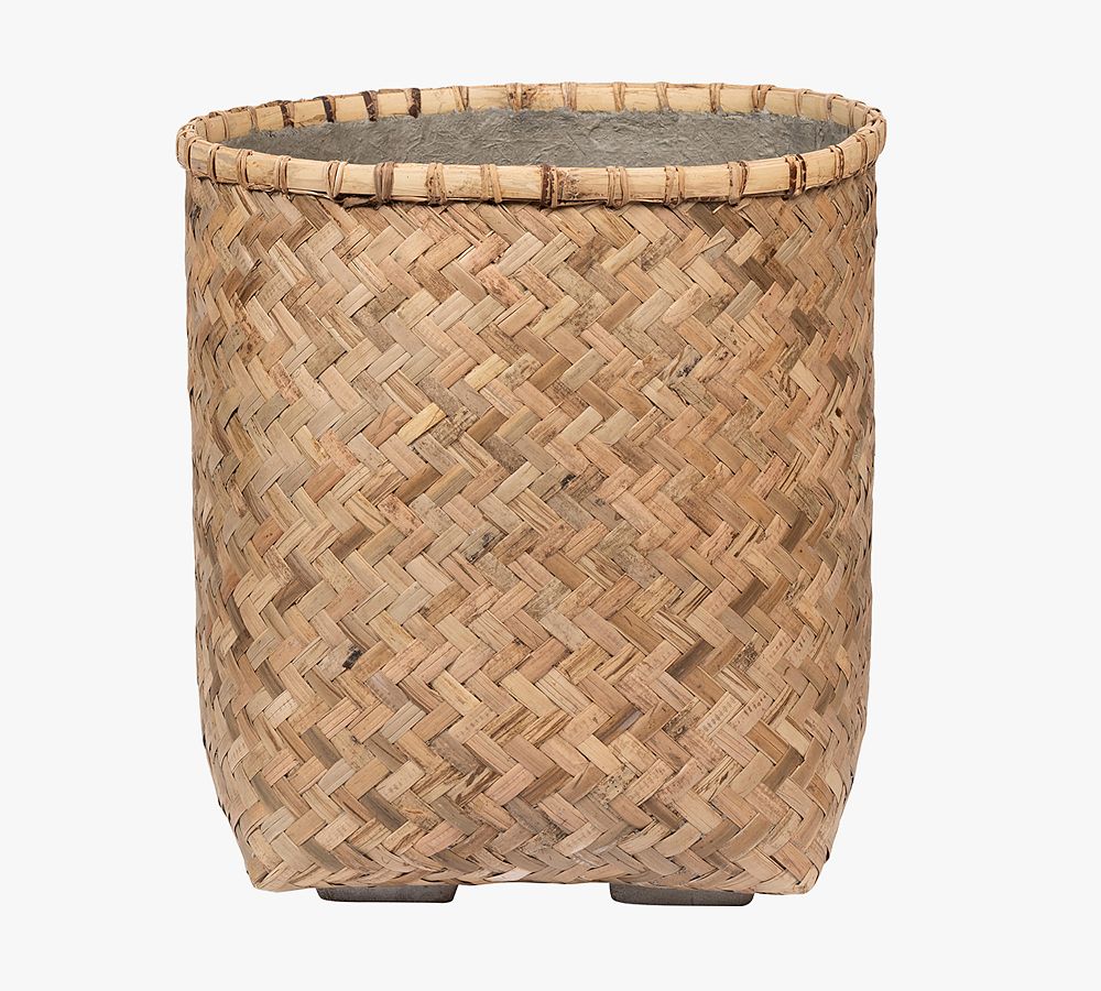 Handwoven Bohemian Cylinder Indoor/Outdoor Planters