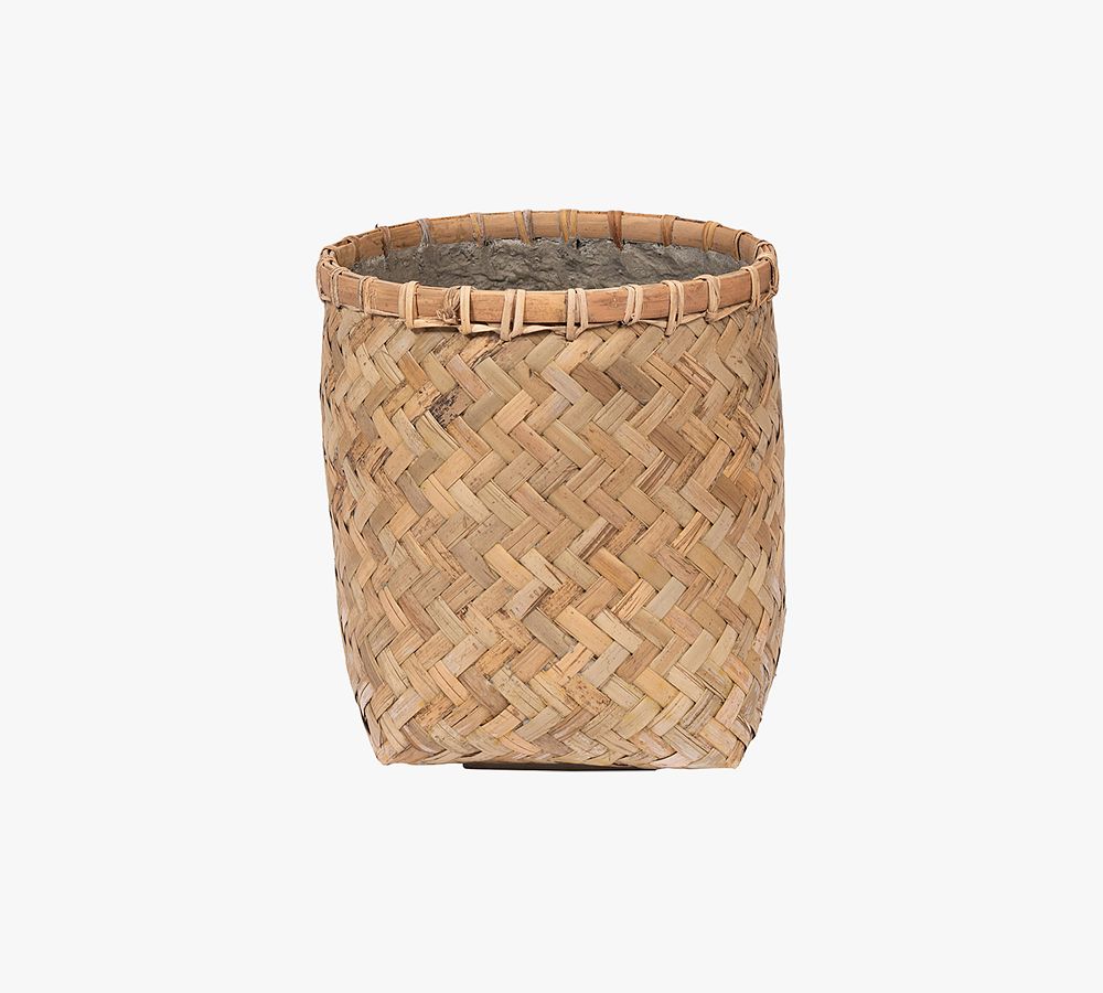 Handwoven Bohemian Cylinder Indoor/Outdoor Planters