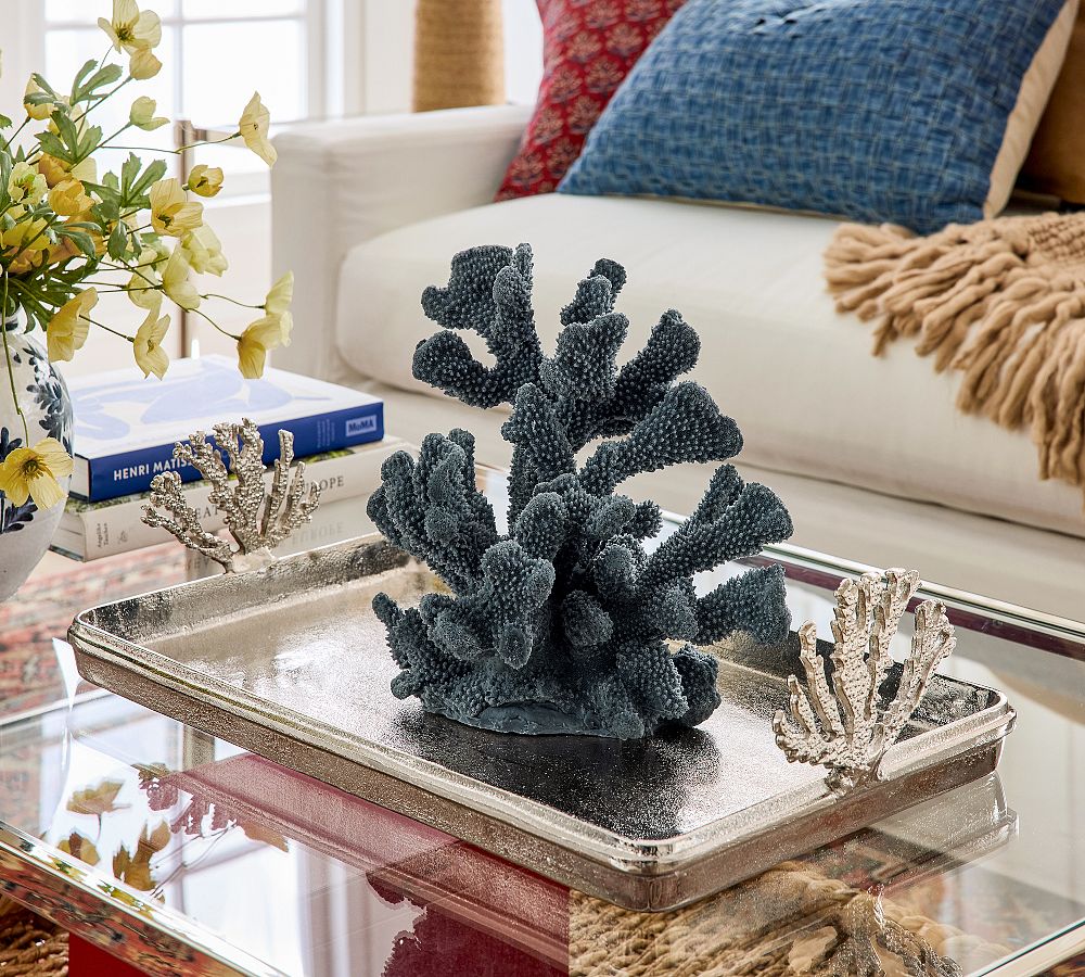 Faux Indigo Coral