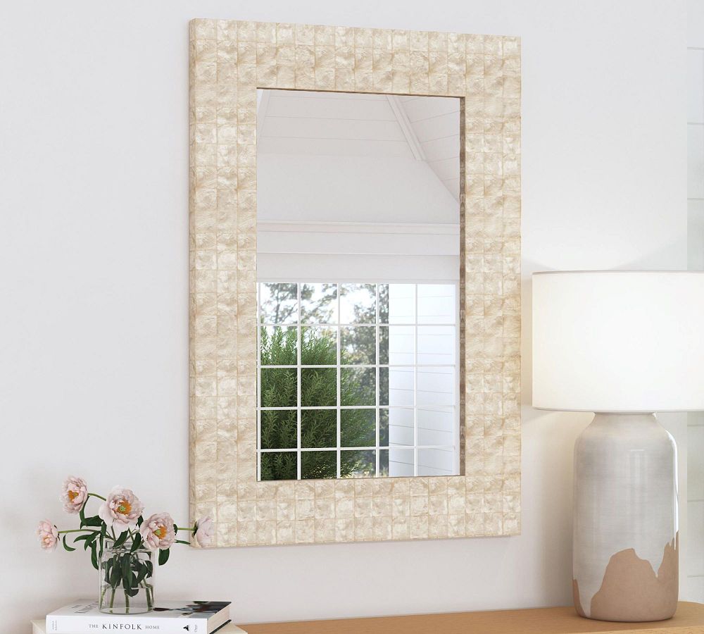 Bali Capiz Shell Mirror