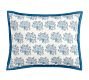 Bethany Floral Embroidered Reversible Quilted Sham