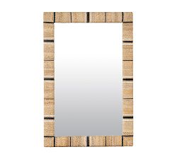 Sayulita Seagrass Rectangular Wall Mirror