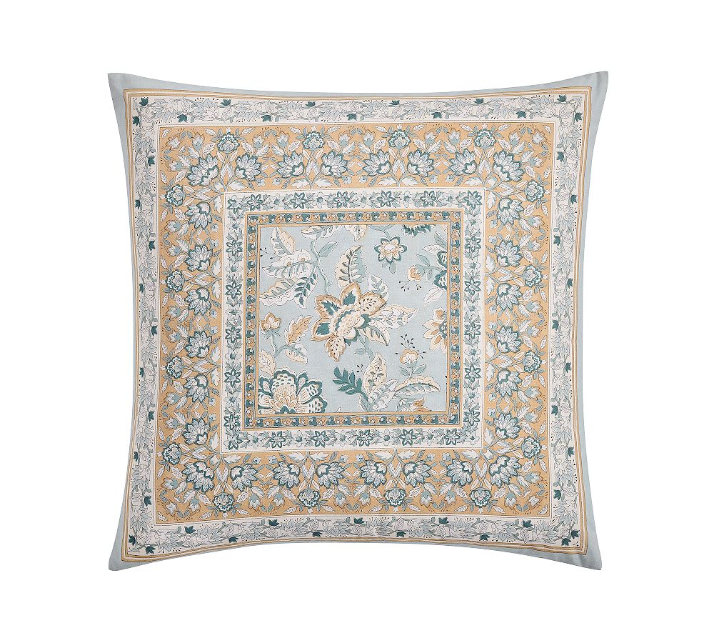 Brooke Floral Printed Sham - Euro Size