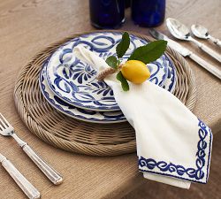 Puebla Outdoor Melamine Salad Plates - Set of 4