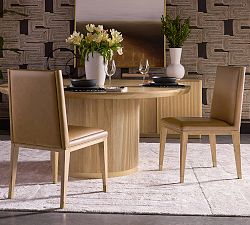 Paxon Faux Leather Dining Chairs - Set of 2