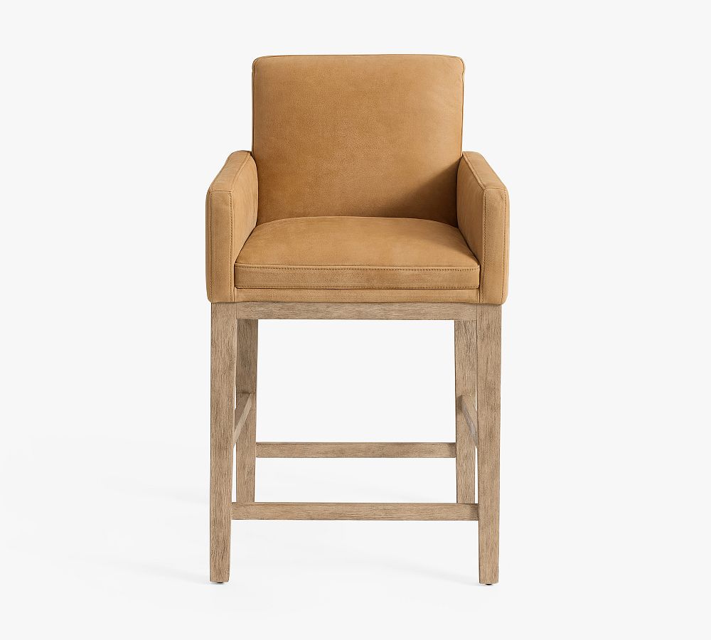Jake Leather Stool