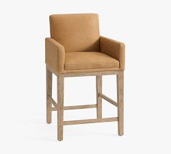 Jake Leather Stool