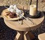 Modern Farmhouse Round Outdoor Side Table (20&quot;)