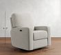 PB Comfort Modern Square Arm Manual &amp; Power Swivel Glider Recliner