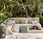 Modern Farmhouse Striped Outdoor Pillow