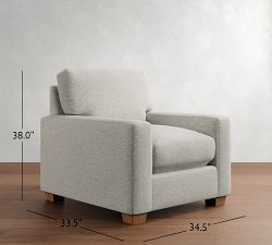 PB Comfort Modern Square Arm Recliner