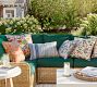 Charlotte Floral Reversible Printed Outdoor Pillow