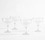 Hammered Outdoor Margarita Glasses