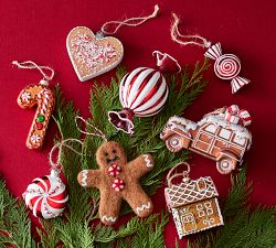 Mercury Gingerbread Candy Cane Ornament