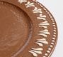 Gingerbread Stoneware Charger Plates