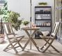 Indio Eucalyptus Folding Outdoor Bistro Chair