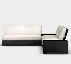 Malibu Metal Platform 4-Piece Outdoor Sectional Set (66&quot;)