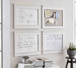 Aubrey Whiteboard Calendar - Black