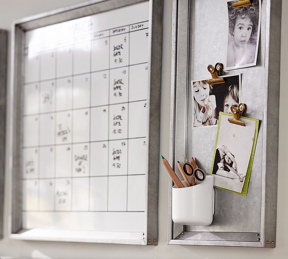 Galvanized System Magnetic Clipboard