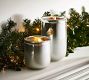 Brie Handcrafted Mercury Glass Hurricane Candleholder