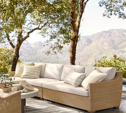 Build Your Own - Hampton All-Weather Wicker Ultimate Sectional Components