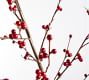 Faux Berry Branch - Red