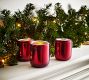 Brie Handcrafted Mercury Glass Hurricane Candleholder