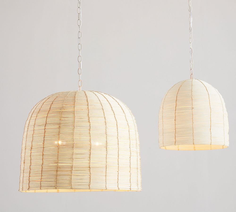 Cambria Rattan Pendant (17&quot;-26&quot;)