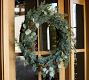 Faux Silver Dollar Eucalyptus Wreath &amp; Garland
