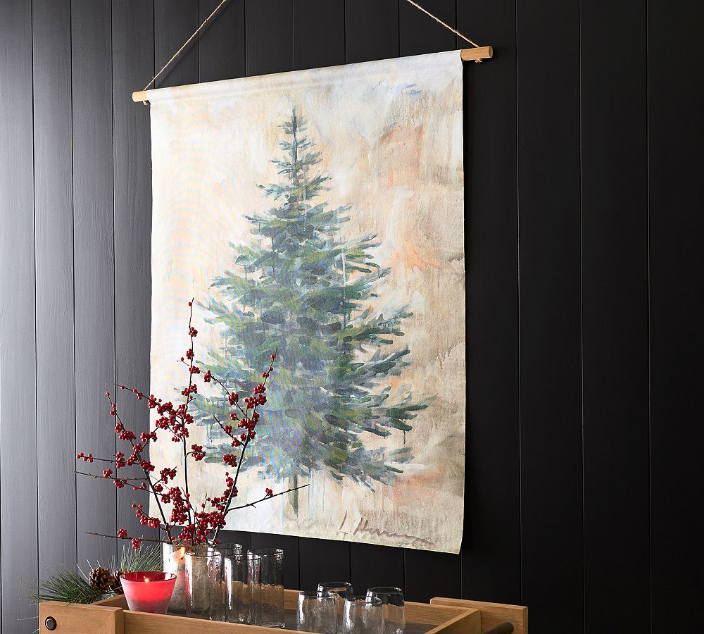 Blue Spruce Tapestry by Lauren Herrera