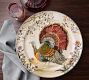Botanical Harvest Turkey Stoneware Dinner Plates - Set of 4