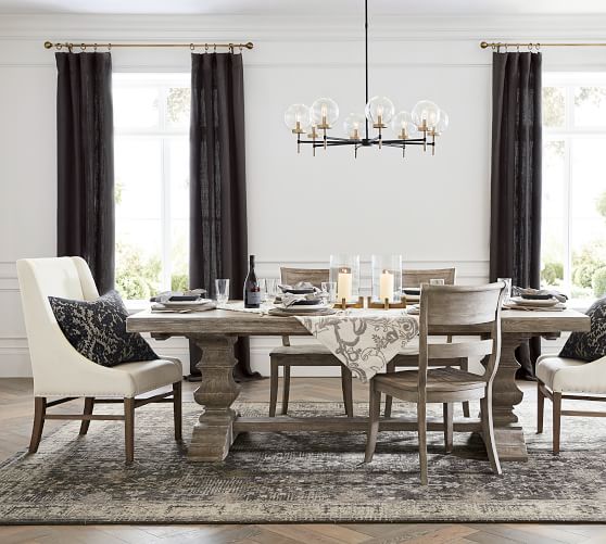 Pottery barn brooks dining table hotsell
